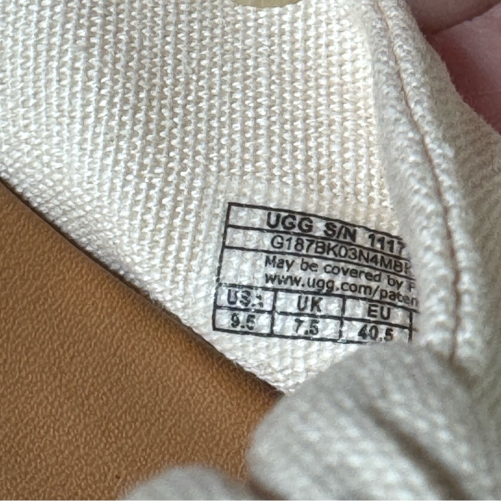 UGG Womens Yarrow Espadrille Wedge Sandal US 9.5 Zip Back Adjustable Tie New - Picture 16 of 16